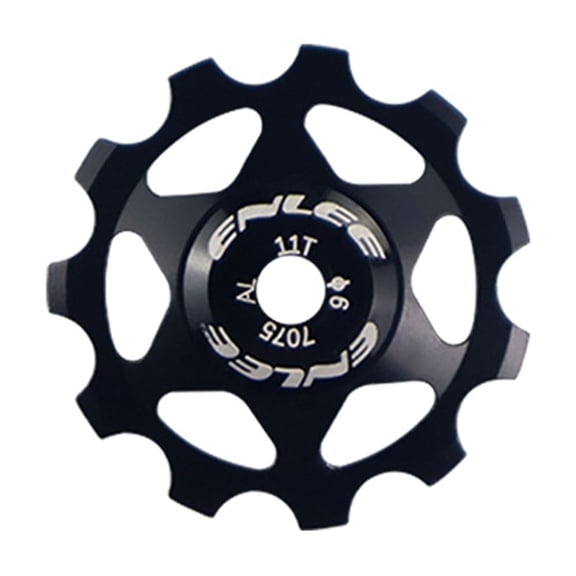 Toudaret Chain Drop Wheel Bike Rear Derailleur Pulley Bicycle Rear Derailleur Pulley Guide Wheel Multi-tooth Design Universal Fit Anodized Resistant Bike