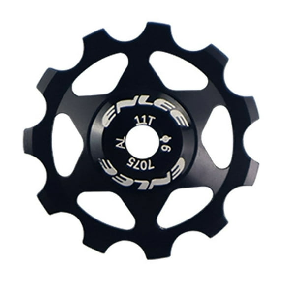 Toudaret Chain Drop Wheel Bike Rear Derailleur Pulley Bicycle Rear Derailleur Pulley Guide Wheel Multi-tooth Design Universal Fit Anodized Resistant Bike