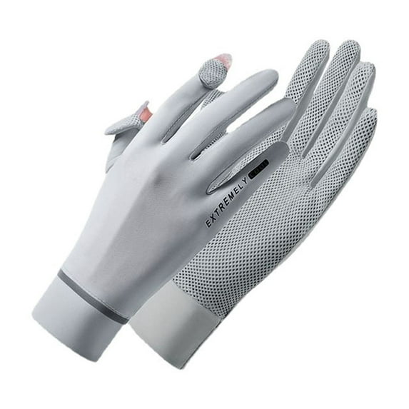 Toudaret Cooling Gloves Sun Protection Gloves for Outdoor Activities Full Finger Cooling Uv-proof Gloves for Riding Cycling Sports