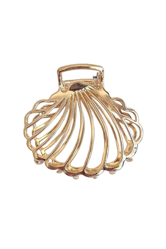 Hair Claw Oceanic Design Back Head Hair Clip, with Shells Starfish Conch Pattern Multi-Purpose Hair Accessories
