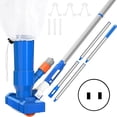 thumbnail image 1 of Toudaret Pool Leaf Vacuum Pool Skimmer Attachment Swimming Pool Spa Vacuum Cleaner with Brush Lengthened Pole Remove Leaf Insects Debris Eu/us Plug for Pool, 1 of 8