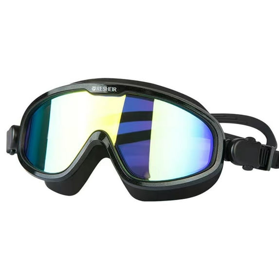 Toudaret Swimming Goggles, Wide View Swim Goggles for Adult Men Women, Anti Fog No Leaking