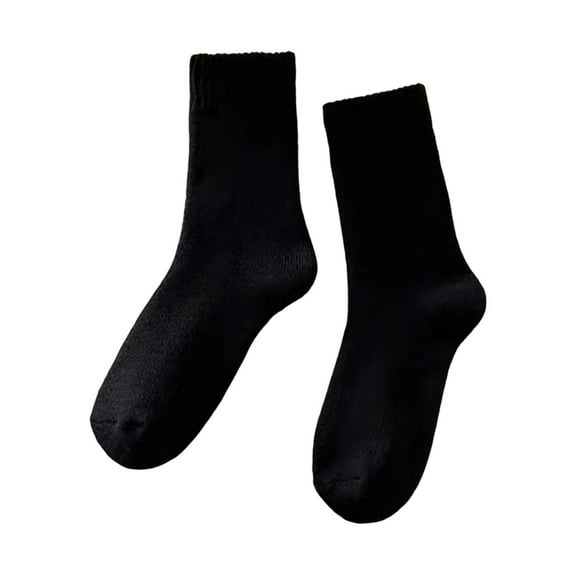 Toudaret Thick Winter Knit Warm Socks, for Women Fleece Lined Plush Floor Socks, Thermal Ankle High Crew Boot Socks