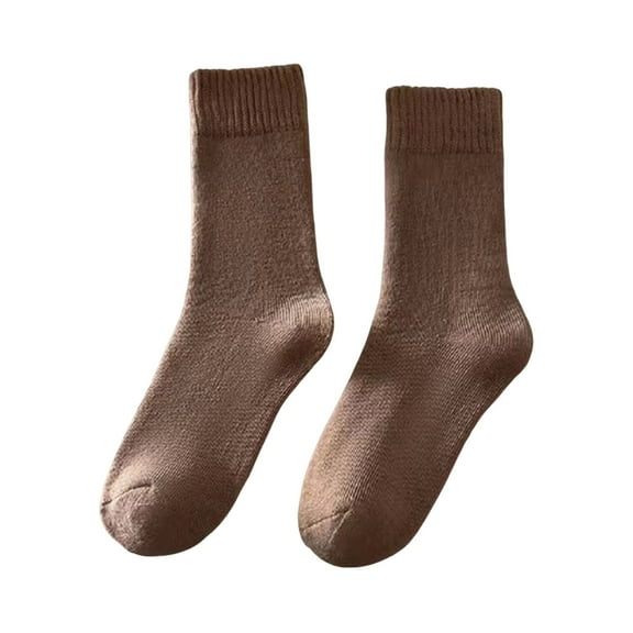 Toudaret Thick Winter Knit Warm Socks, for Women Fleece Lined Plush Floor Socks, Thermal Ankle High Crew Boot Socks