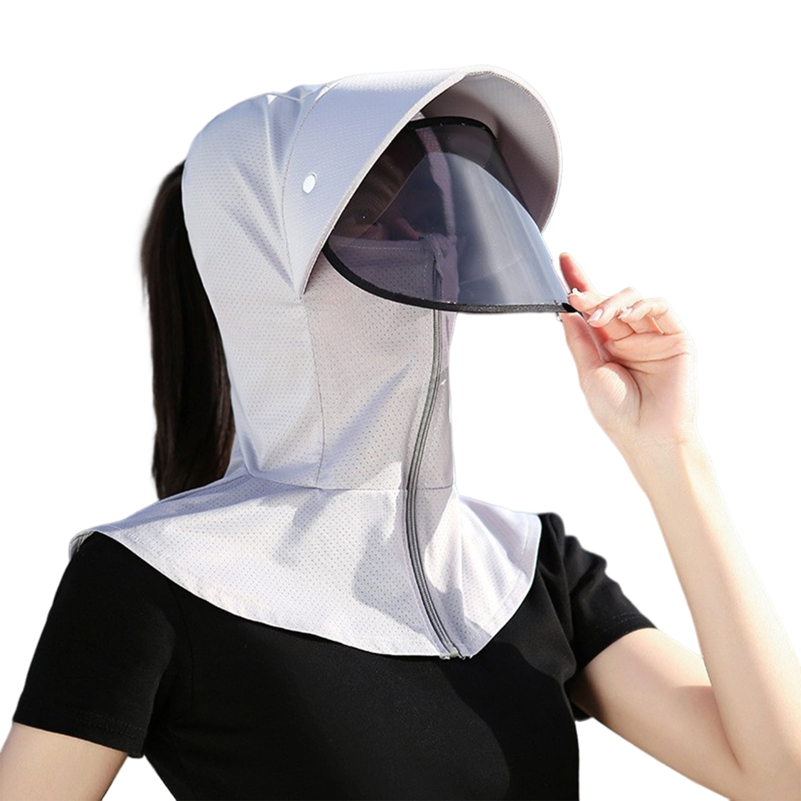 Toudaret Wide Brim Sun Hat Sun Protection Hat Sun Hat with Face Guard ...