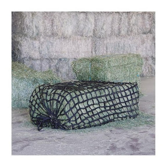 Tough 1 Hay Feeder Webbing 3-String Bale 2" Holes Black 72-1333