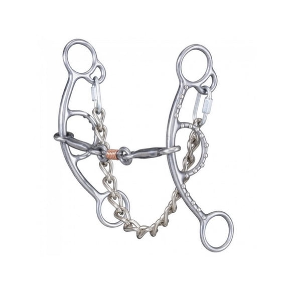 Tough 1 Sweet Iron 3 Piece Short Shank Snaffle Bit
