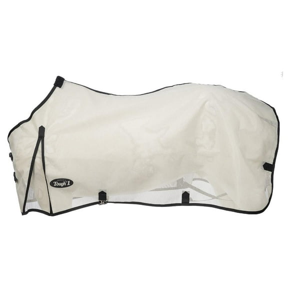 Tough 1 Deluxe Bug Barrier Mesh Fly Sheet Grey 69