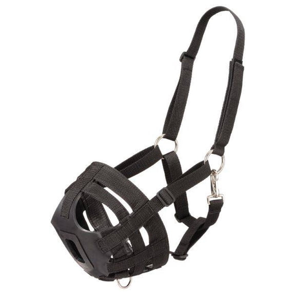 Tough 1 The Original Grazing Muzzle Black MINIATURE