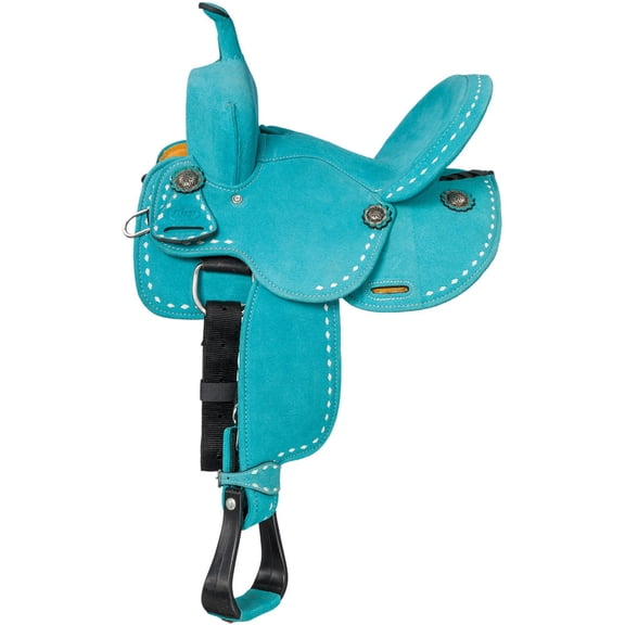 Tough 1 KING SERIES STRATFORD SUEDE YOUTH BARREL Turquoise 12