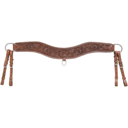 Silver Royal Tripping Collar Maverick Leather Adjustable Brown 45-9926