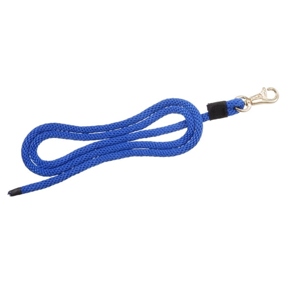 Tough 1 Miniature Lead with Small Trigger Bull Snap, Royal Blue, 1/2" x 6'
