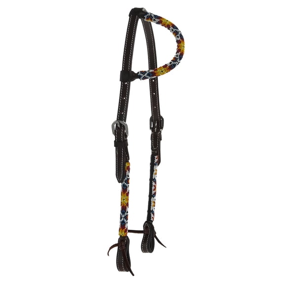 Tough 1 Nevada Beaded Single Ear Headstall