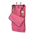 thumbnail image 1 of Tough 1 Nylon 2 Pockets Quick Grip Bridle Halter Prong Tack Rack Pink, 1 of 2