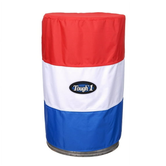 Tough 1 Barrel Racing Cover Set 600D Nylon Red White Blue 58-2000