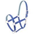 thumbnail image 1 of Tough 1 Nylon Padded Halter with Satin Hardware, Royal Blue, Pony, 1 of 2