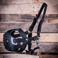 thumbnail image 1 of Tough 1 Poly Nylon Black Large Horse Grazing Muzzle W/ Throat Snap & Ring, 1 of 7