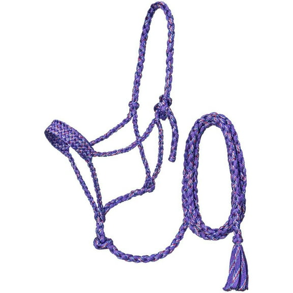 Tough 1 Purple Funfetti Mule Tape Halter/Lead