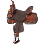 Tough 1 SILVER ROYAL WEBER YOUTH BARREL SADDLE 12
