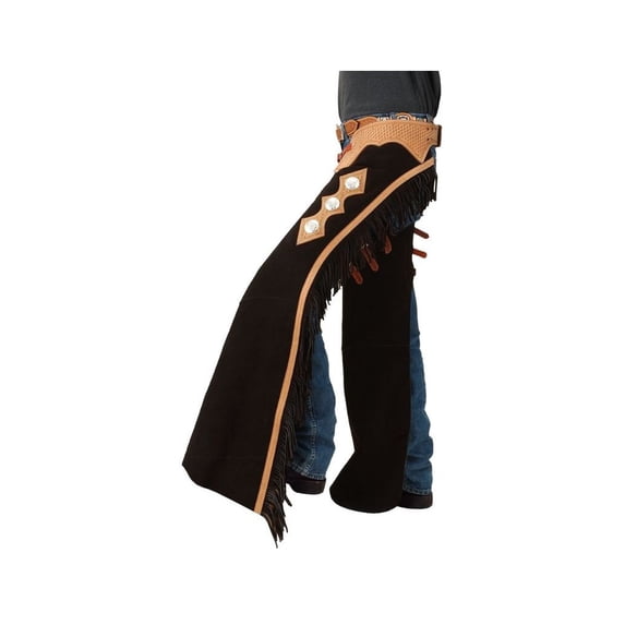 Tough-1 Suede Leather Show Chaps