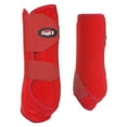 thumbnail image 1 of Tough 1 Vented 2pk Front Sport Boots Red M, 1 of 4