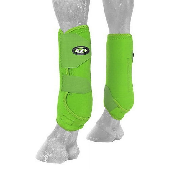Tough 1 Boots Extreme Vented Front Flexible M Neon Green 64-18000F