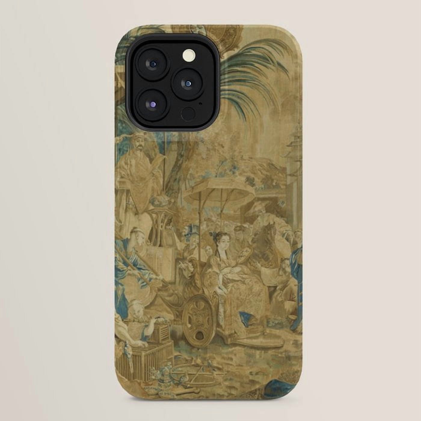 Tough Case Compatible with Apple iPhone Series, Ornamental Illustrated ...