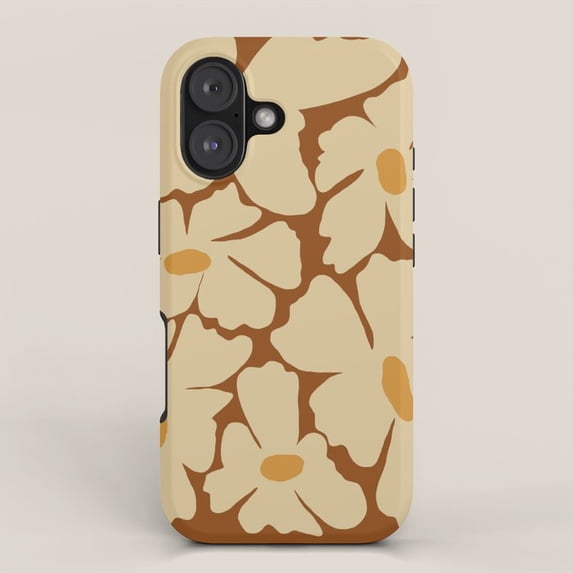 Tough Case Compatible with Apple iPhone Series, Retro Playful Floral ...