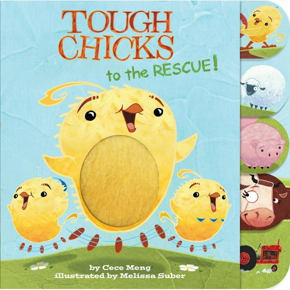 Tough Chicks to the Rescue! Tabbed Touch-And-Feel: An Easter and Springtime Book for Kids (Hardcover)