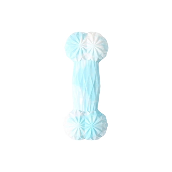 Tough Dog Chew Bones for Small Medium Large Dogs, TPR Teeth Cleaning Toy for Puppy Teething, Interactive Biting Chewing Toy for Aggressive Chewers, Durable Pet Play Bones