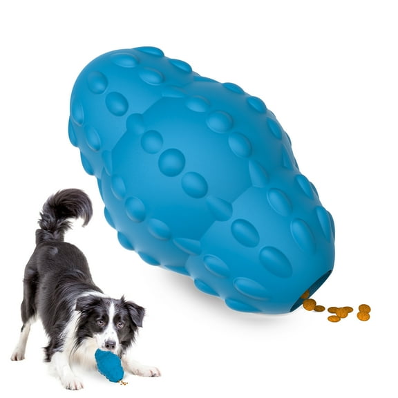 Tough Dog Chew Toys for Dogs, Interactive Dog Toys, Indestructible Dog Rugby for Aggressive Chewers