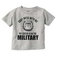 thumbnail image 1 of Tough Dog My Cousin in the Military Toddler Boy Girl T Shirt Infant Toddler Brisco Brands 5T, 1 of 6