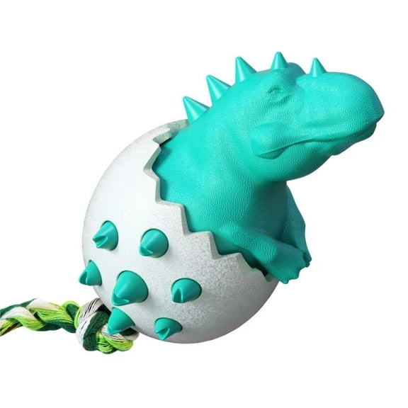 Tough Dog Toys Chewers, Dog Anxiety Relief Interactive Dinosaur Egg Shaped Pet Supplies