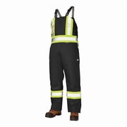 Tough Duck XL Hi-Vis Insulated Bib Overalls, Black S79811