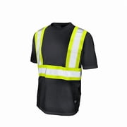 High Visibility T-Shirt, 1, O, Polyester, Black, M S39211