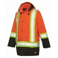 thumbnail image 1 of Work King Men's,Hi-Vis Orange High Visibility Parka,2XL, 1 of 2