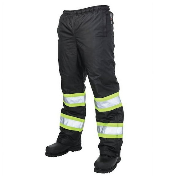 Tough Duck High Visibility Pants,Black,Unisex S61411