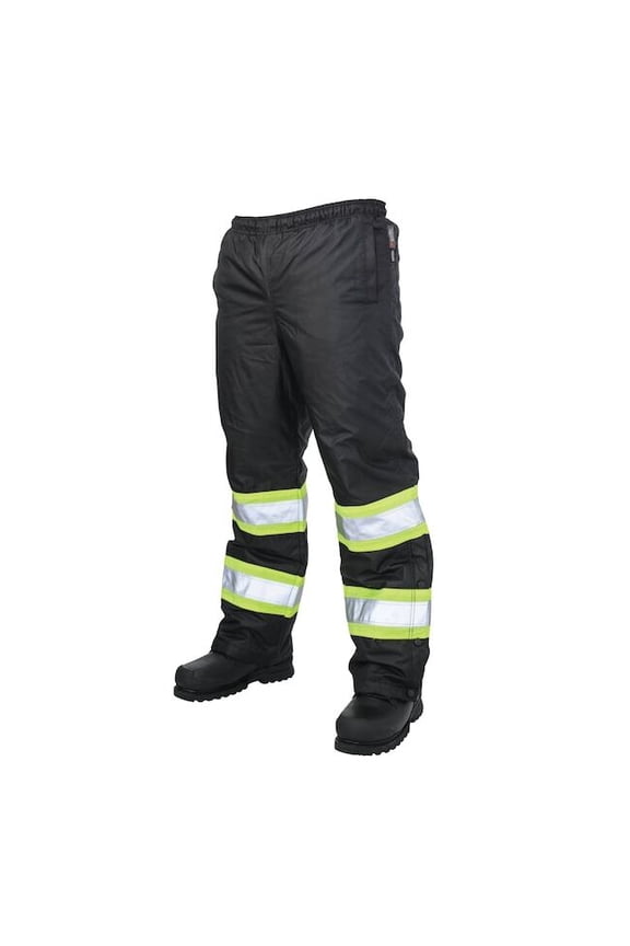 Tough Duck High Visibility Pants,Black,Unisex S61411