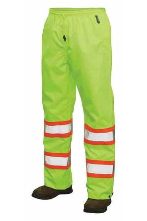 Rain Pants,Class E,Yellow/Green,XL S37411