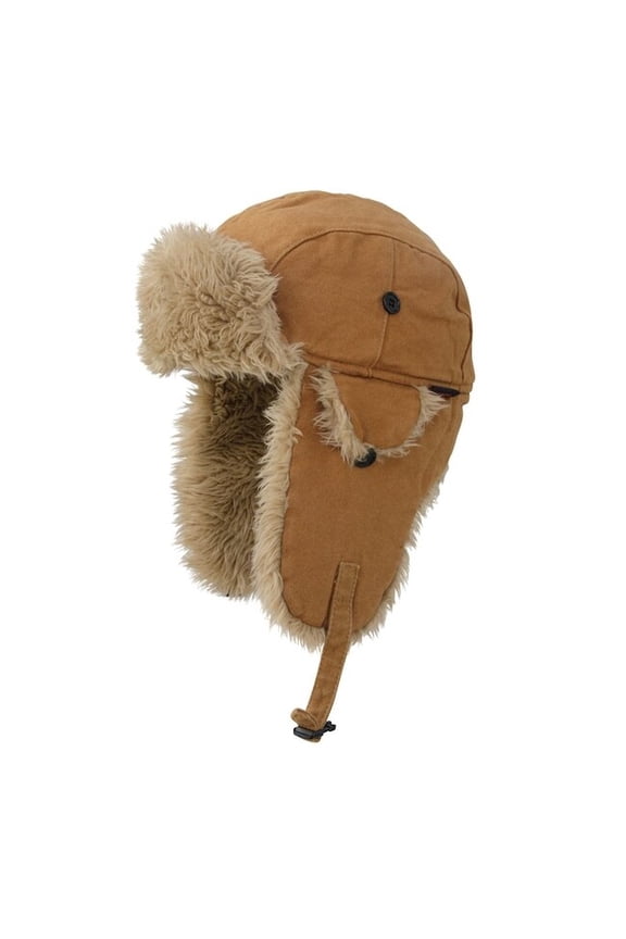 Winter Hat, Duck, Brown, XL I15016