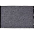 thumbnail image 1 of Tough Entry Mat Indoor Outdoor Entrance Mat and Hallway Runner Tough Entry Collection Slip Skid Resistant PVC Backing Anti Bacterial Commercial Grade (Grey, 3' x 5'), 1 of 1