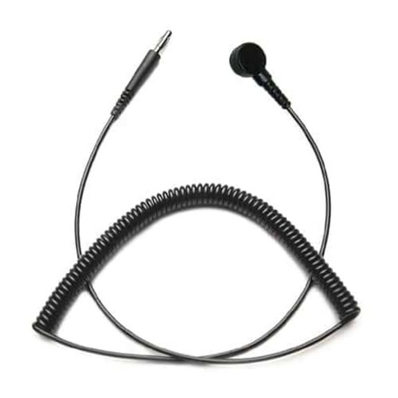 Tough Ground Straight Coil Cords Series: 6' and 12' Lengths - 4mm, 7mm and 10mm Snap - Black