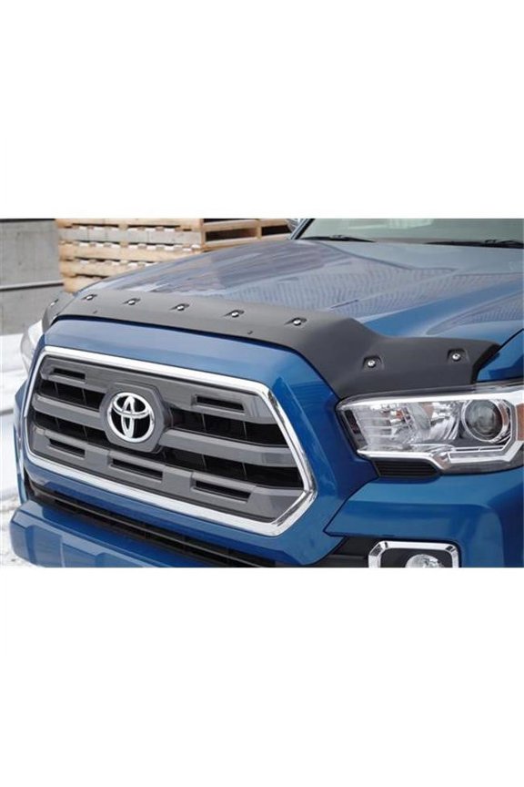 TG20E16 Textured Black Form Fit Hood Protector for 2016 Plus Toyota Tacoma