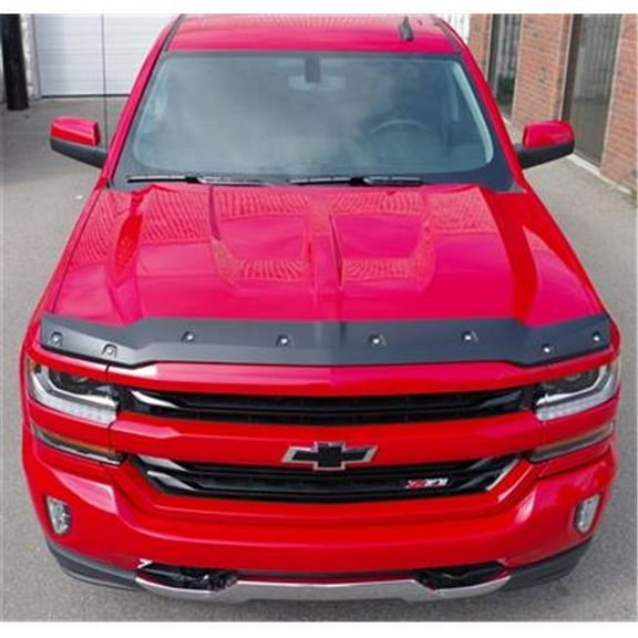 Tough Guard TS5D16 Smooth Black Form Fit Hood Protector for Chevy Silv 1500