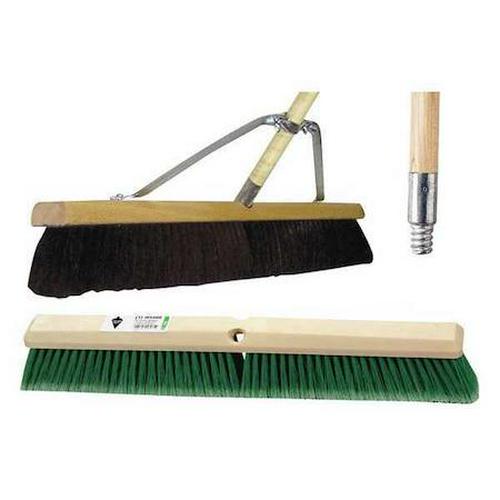 Tough Guy 3H388 24 In Sweep Face Push Broom Head, Soft, Green Tough Guy 3H388 24 In Sweep Face Push Broom Head, Soft, Green