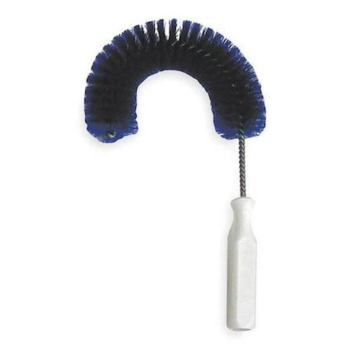 Tough Guy 8" Blue Drain Tube and Pipe Hook Brush