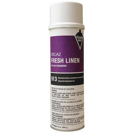 Air Freshener, Aerosol Spray Can, 10 oz, Ready to Use, Linen Fragrance 2DCA2