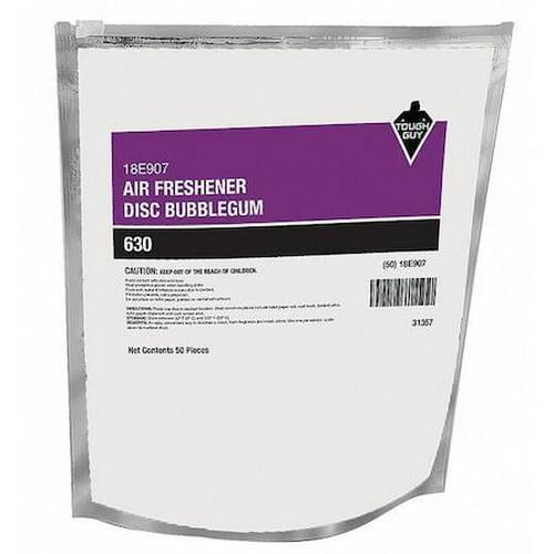 Tough Guy Air Freshner Disc, Bubblegum, PK50