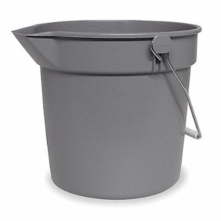 Tough Guy Bucket,3 1-2 gal,Gray 1ELK1 1ELK1 ZO-G0775765