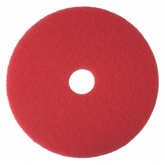 Tough Guy Buffing Pad,Red,Size 20",Round,PK5 402W40